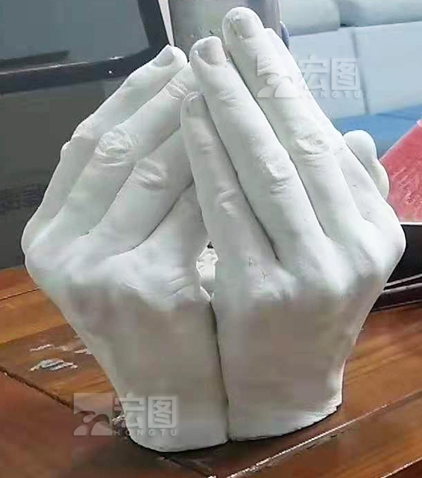 石膏工藝品硅膠模具手部清晰復制